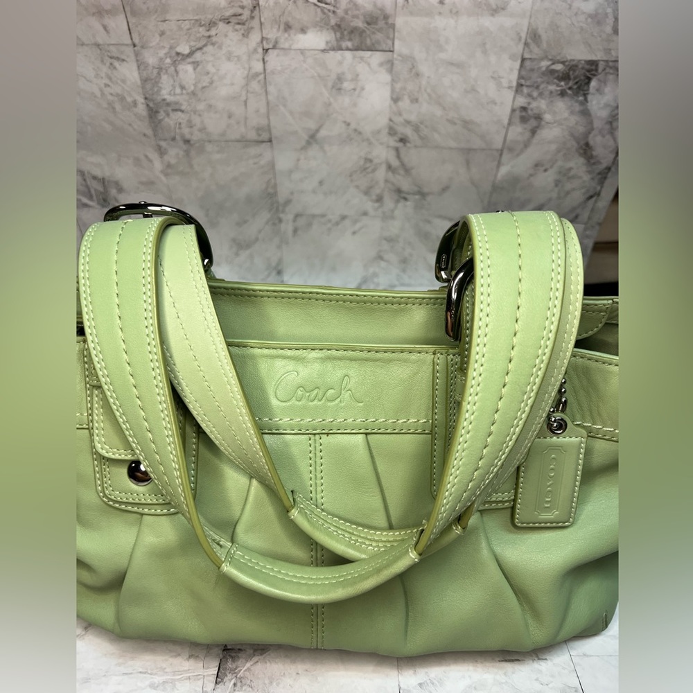 Coach Soho Pleated Leather Bag - Picture 5 of 16